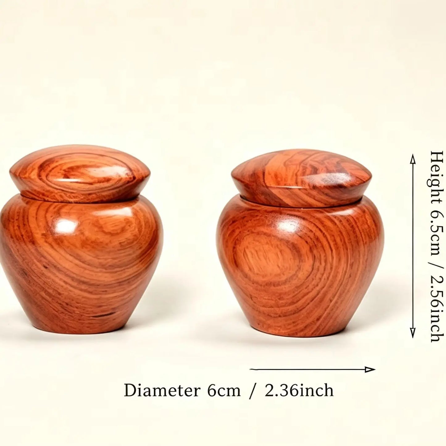 G4 Handmade Solid Wood Pet Urn Box Keepsake with Secure Seal Natural Memorial Storage for Dog Cat Ashes Hair Gift for Pet Lovers