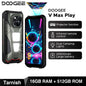 World Premiere DOOGEE V Max Play 5G Projector Rugged Phone 20500mAh Dual Camping Lights Dimensity 7300 16GB+512GB NFC Smartphone