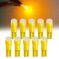 10PCS T5 LED Lights W1.2W W3W LED Car Interior Light Auto Side For Car Turn Signal Dome Door Reading Backup Clearance Lights