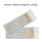 Universal Russian Transparent Keyboard Stickers for Laptop Letters Keyboard Cover for Notebook Computer PC Dust Protection