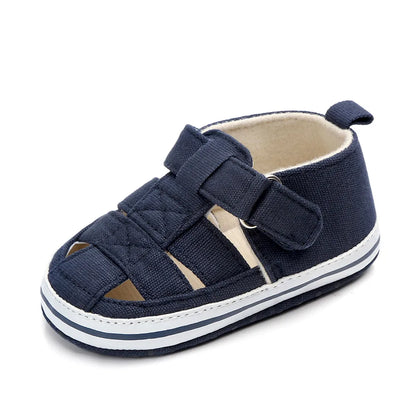 Baby breathable toe-covered shoes summer and spring baby walking shoes