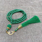 Muslim 99 Prayer Beads Tasbih Rosary Bracelet Islamic Misbaha Pearl Beads Tassel Necklace Ramadan Eid Jewelry for Women Men
