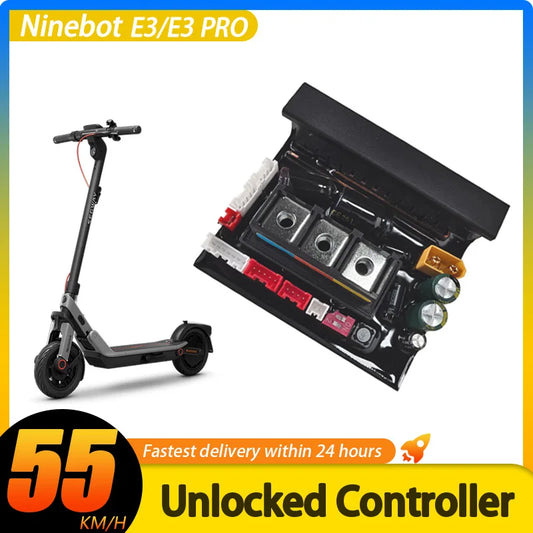 E3 PRO 55 km/h individualus valdiklis, neribojantis greičio, skirtas „Ninebot by Segway E3 Pro“ serijos paspirtukui, 32 km/h, 55 km/h, greičio reguliavimo dalis