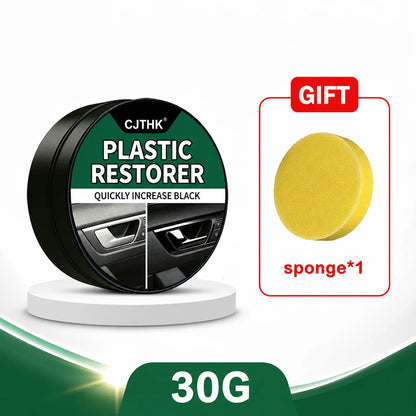 Car Plastic Restorer Leather Plastic Interior Panel Renewal Wax Coating Cream Repair Gloss Auto Rubber Tire Surface Polish Care