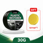Car Plastic Restorer Leather Plastic Interior Panel Renewal Wax Coating Cream Repair Gloss Auto Rubber Tire Surface Polish Care