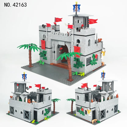Creative Castle MOC Building Blocks Set DIY Construction Model Kit Castle Assembly Educational Toy Gift for Children Boys Girls