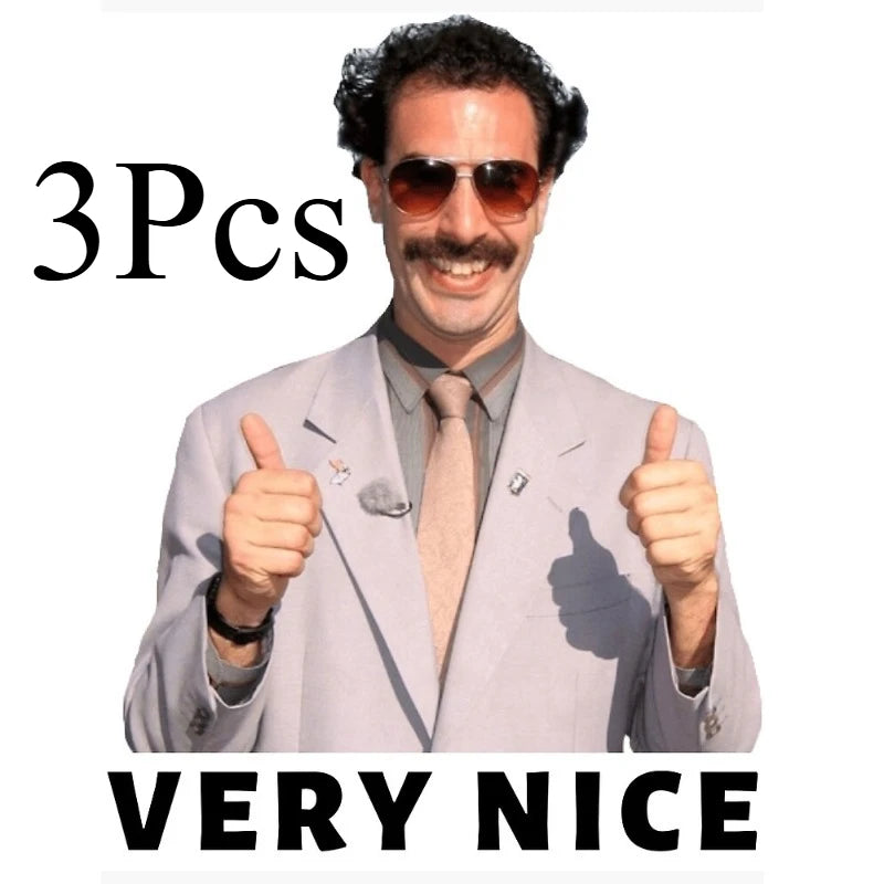 Borat-themed Plant-based Non-toxic Car Air Freshener - Universal Pendant, Fits 99% Vehicles, Safe for Cars with Kids