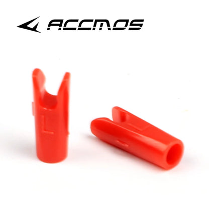 60pcs DIY Plastic Arrow Pin Nocks Size L And Size S For ID4.2mm ID6.2mm 3.2mm  Arrow Shaft Archery Accessory