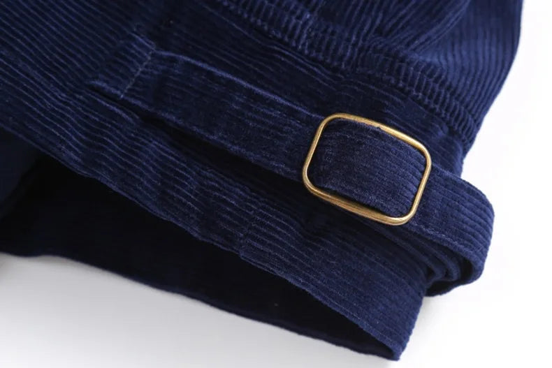 2026 Spring/Summer American Retro Workwear Long-Sleeved Farmer's Coop Jacket for Male Youth - High-end Trendy Corduroy Coat