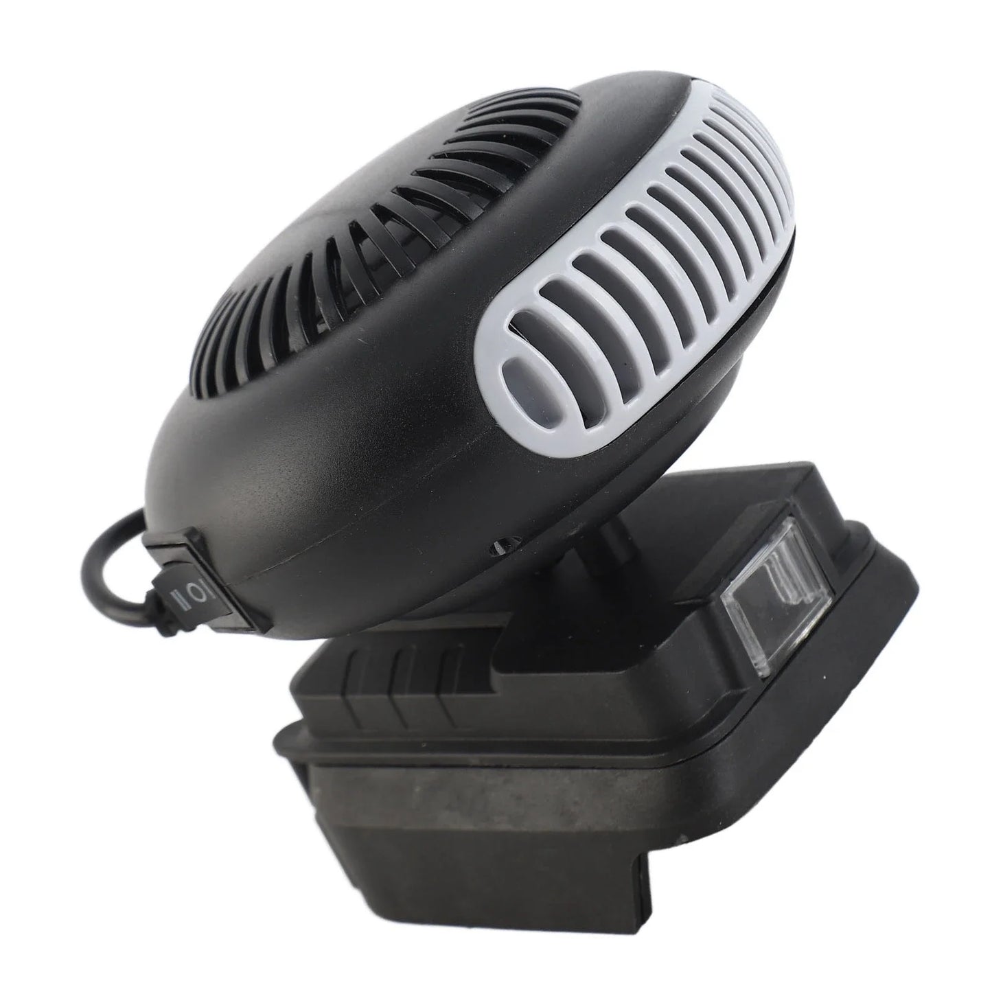 Electric Heater Fan Electric Portable 2 Gear  Space Heater 18V Battery Powered 170W for Workshop