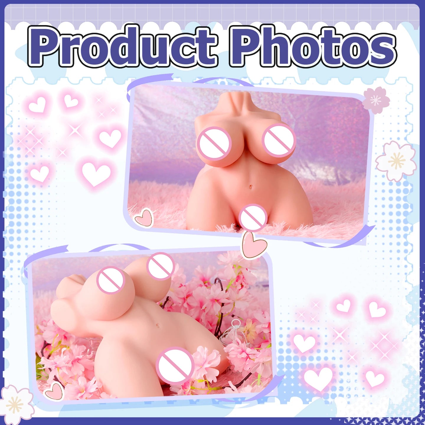4 in 1 Male Masturbator Masturbation Sex Toys Penetrable Nipples Realistic Vagina Anal Insertable Breasts Anime Sex Doll 4kg