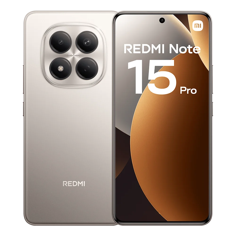 Xiaomi Redmi Note 15 Pro 4G Smartphone NFC MTK Helio G200-Ultra 6.77" 120Hz Display 200MP OIS, 45W Charge, IP65, Battery 6500mah