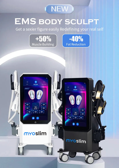 MYoslim 6500W 15Tesla Fat Removal Contouring Muscle Electric Stimulation Ems Body Sculpt Slimming Muslim Sets Machine