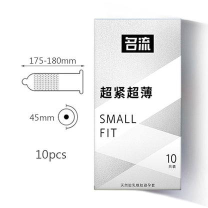 Small Size Condoms 10PCS Super Thin Lubricated Sex Toys 45mm Mini Size Ultra Tight Condoms for Adults Contraception Supplies 18+