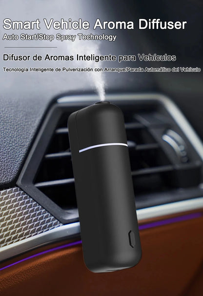 Smart Car Aroma Diffuser Auto Start Stop with Engine Fast Deodorizer Long Lasting Fragrance  6 Bottles Essential Oils Gift