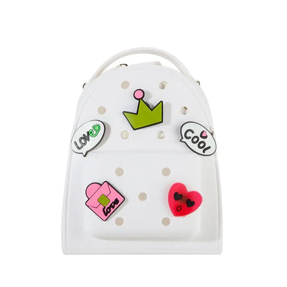 Stationery Adjustable Straps Silicone Backpack Zippered Waterproof Kids Schoolbags Soft Durable Kindergarten Knapsack Student