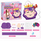 Kids DIY Sewing Bag Kit, Unicorn & Princess Theme Felt Art, 50+ Pieces Set, Creative Educational Toy for Kids