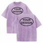 Custom T-shirt with Hip-hop Street Team Logo Men's 230G Pure Cotton, Loose Fit, High-temperature Printed Custom Top