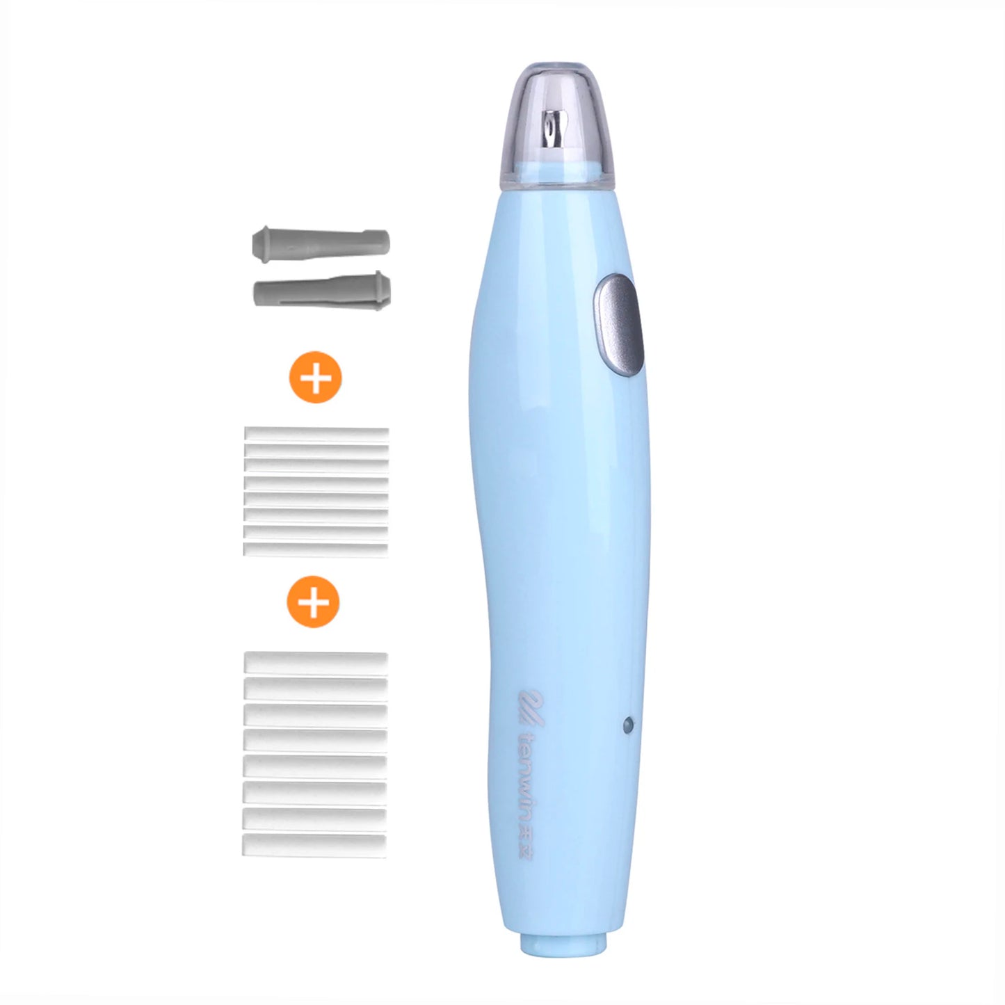 【New】Electric Eraser Kit with 16 Eraser Refills Rechargeable Pencil Eraser One-button Control Stationery  for School