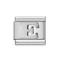 26 English A-Z Letter Name Custom 9mm Link Charms Silver Color Italian Stainless Steel Bracelet DIY Jewelry Making Hand Chain