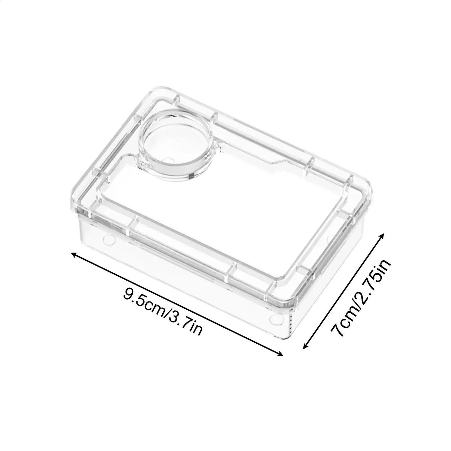 Safe Escape Proof Compartment Reptile Food Dish for Leopard Gecko Hermit Crab Frog Spider Chameleon Iguana Lizard Tarantula