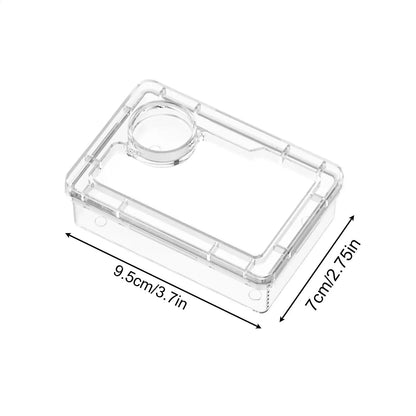 Safe Escape Proof Compartment Reptile Food Dish for Leopard Gecko Hermit Crab Frog Spider Chameleon Iguana Lizard Tarantula