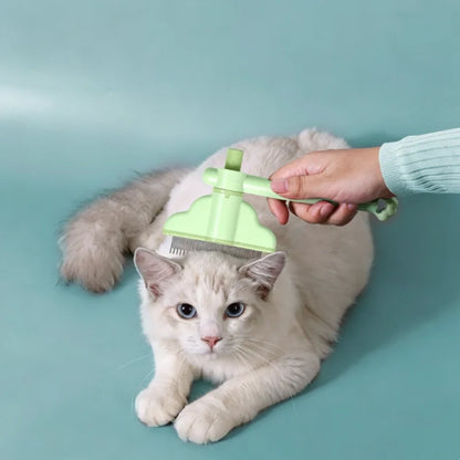 Self-Cleaning One-Button Dog Comb Pet Hair Remover Cat Brush Massage Grooming Combs for Dogs And Pets