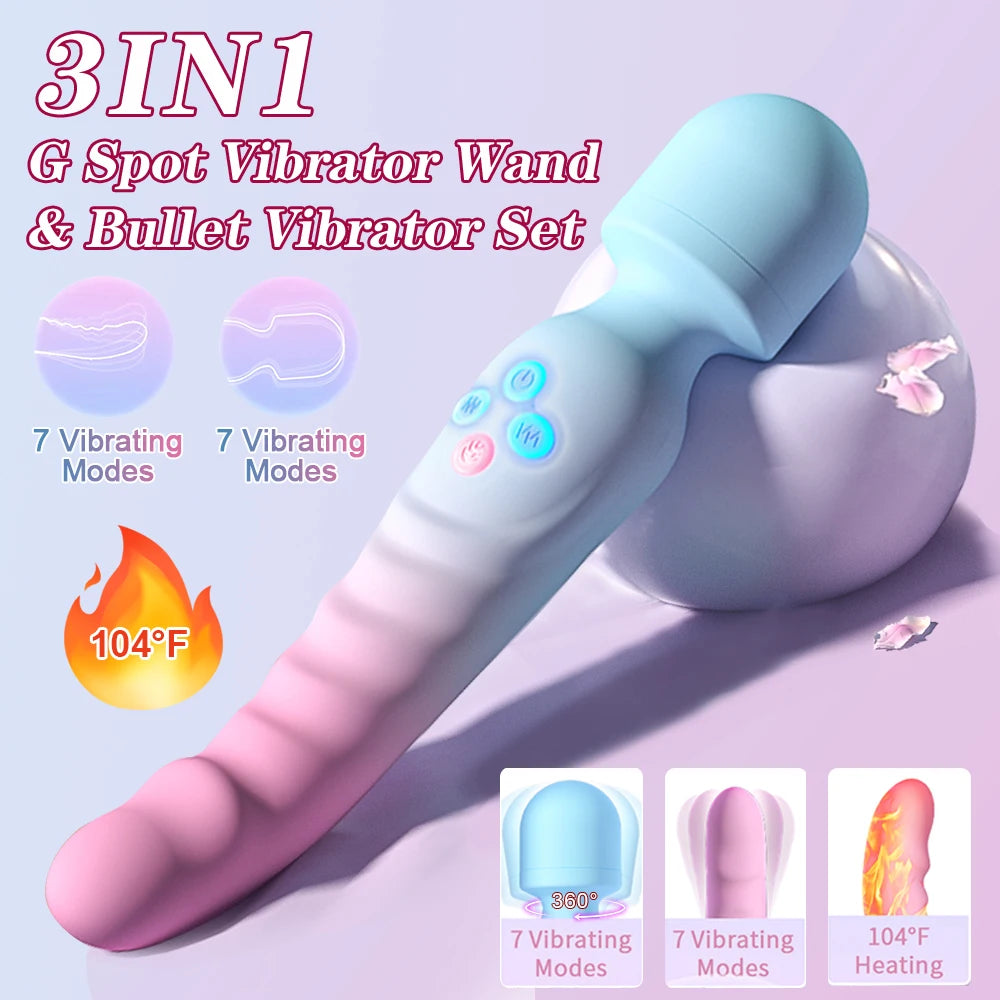 Powerful AV Vibrator for Women G Spot Dildos Magic Wand Clitoris Stimulator Female Vagina Massager Adults Sex Toys for Woman
