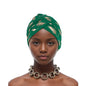Feather Gold Stamping Fabric Turban Cap for Women African Wrap Head Bonnet Muslim Under Scarf Hat Turbante Mujer