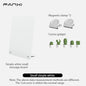 Magnetic Bulletin Board with Stand Magnetic Board for Tabletop with Magnetic Clamp Metal Board for Magnets Display
