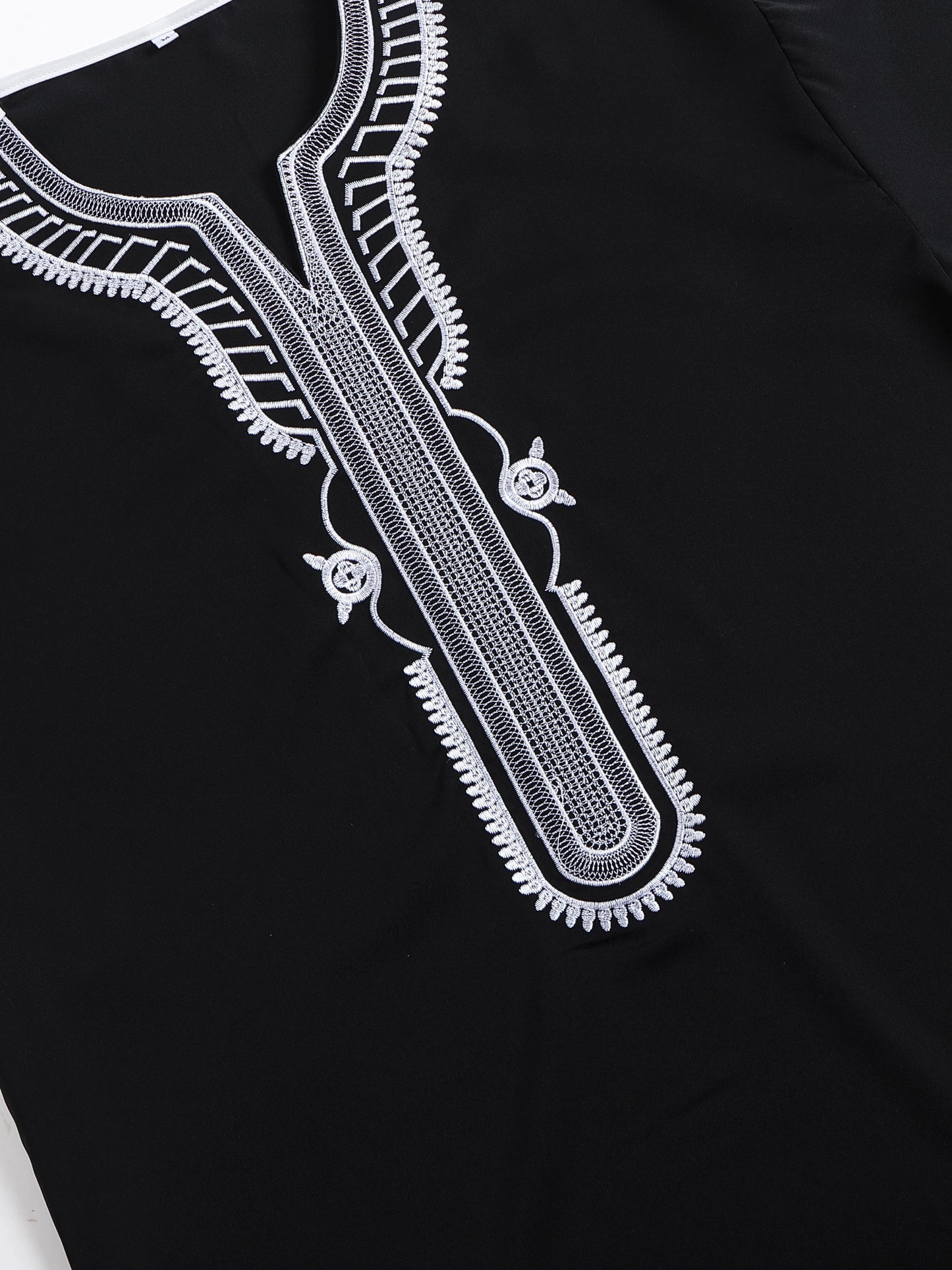 2025 Embroidered Traditional Men Boubou Jalabiyas Jubbah Muslim MEN'S Thobe Morocco Thobes Islamic Clothing Ramadan Robe Abaya