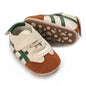 Spring and Autumn Fashion Stripes 0-1 Baby Shoes Baby Shoes Step Front Shoes Rubber Bottom Anti Slip Sneakers