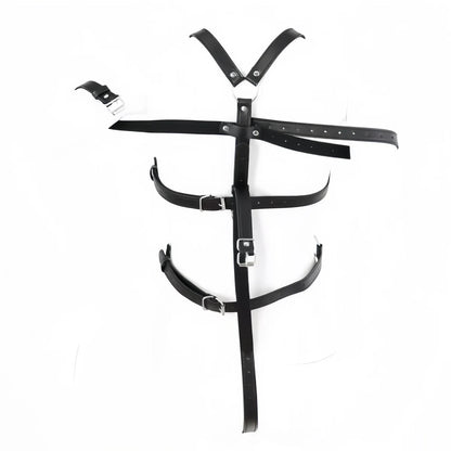 Sexy Women Body Bondage Restraint Straps Bdsm Leather Chest Harness Sex toy straps Exotic Gothic Fetish Lingerie Sex Costume