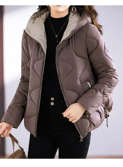Hooded Parkas Women Winter 4XL Korean Fashion All-match Coats Thicken Keep Warm Streetwear Cold Wear Casual Female Outwear Ins