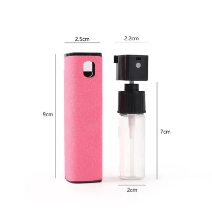Microfiber Screen Cleaner Spray Bottle Mobile Phone Tablet Laptop Display Screen Cleaning Wipe Press Spray Bottle Without Liquid
