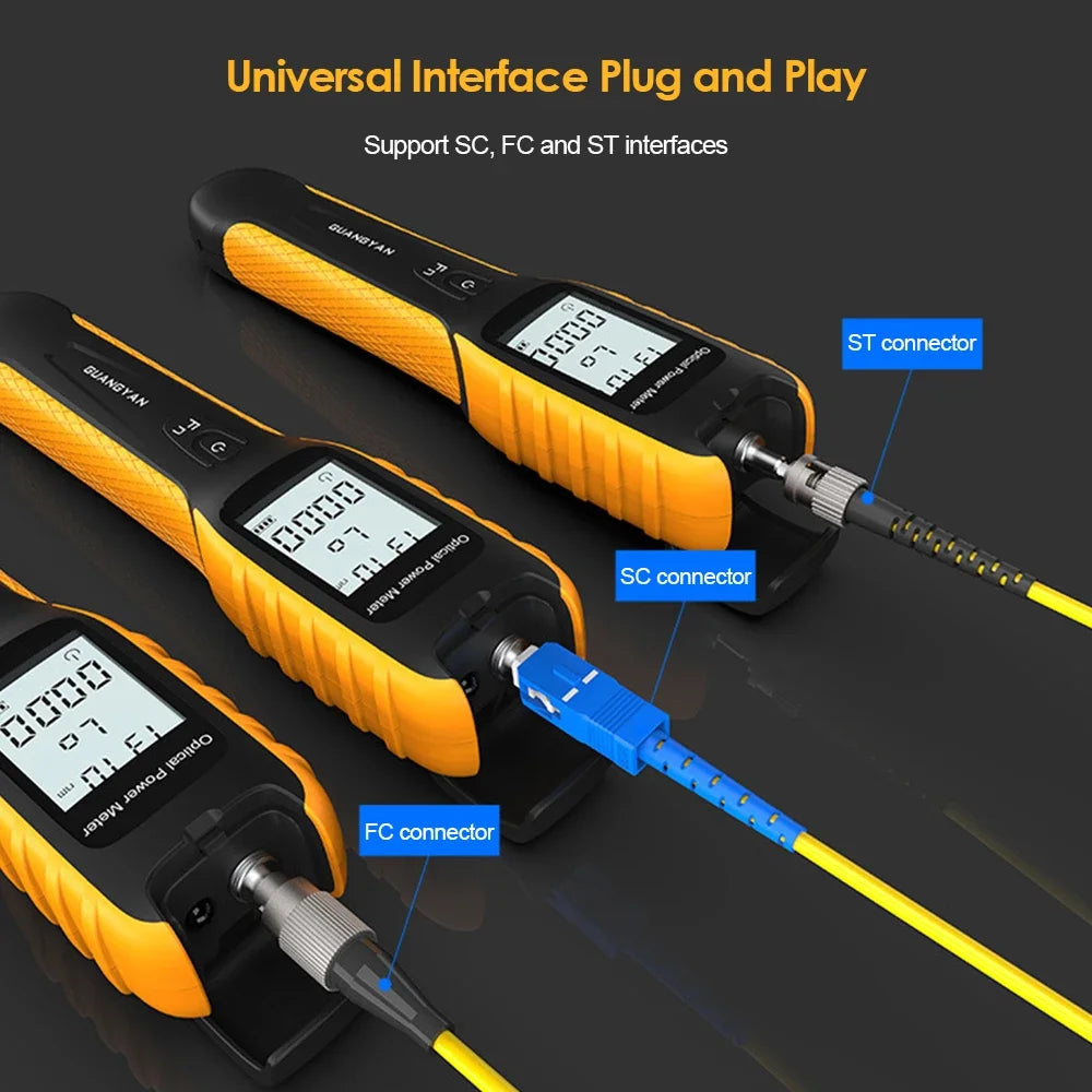 G11 Optical Power Meter High Precision Rechargeable Battery Fiber Optic Power Meter 5G FTTH OPM Tester