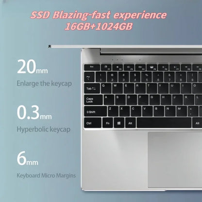 14.1" Gaming Laptop Intel Core I9-9900 32GB+2TB Windows 11 1920x1080 HD Backlit Keyboard Ultra Slim Notebook Computer Office PC