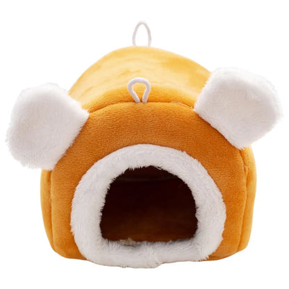 Winter Warm Hamster Nest Thickened Small Pet House Cute Cotton Bedding for Hamsters Birds Rabbits Squirrels Small Supplies