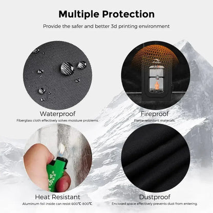 Creality Official Ender Enclosure Update Constant Temperature Fireproof Dustproof 3D Printer Protective Cover for Ender-3/3 V2