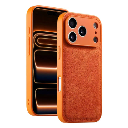 Business Moon Pit Texture Phone Case, Solid Color Full‑Coverage Shockproof Protective Cover for iPhone 17 Pro Max 16 15 14 13 12