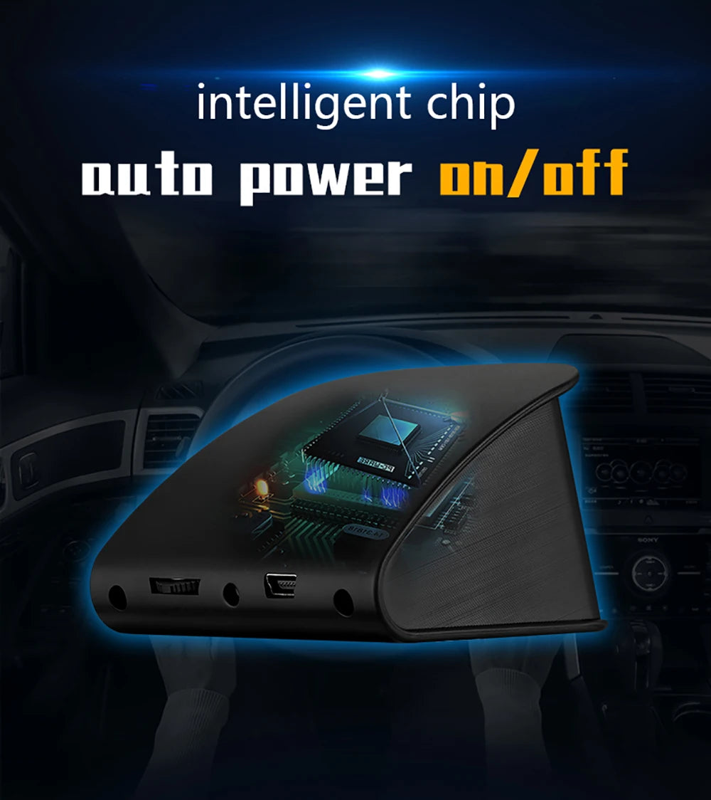 Updated P10-PRO OBD2 HUD With Russia Korean Language Smart Digital Meter On Board Computer Digital Speedometer Overspeed Alarm