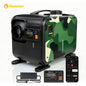 Sunster Portable Camo Diesel Air Heater 8KW with Handle 12/24V 110-240V All in One Smart Heater 35dB Quiet Fast Heat No Cold Air CO Monitor Kit for Motorhome Trailer Pickup Camping