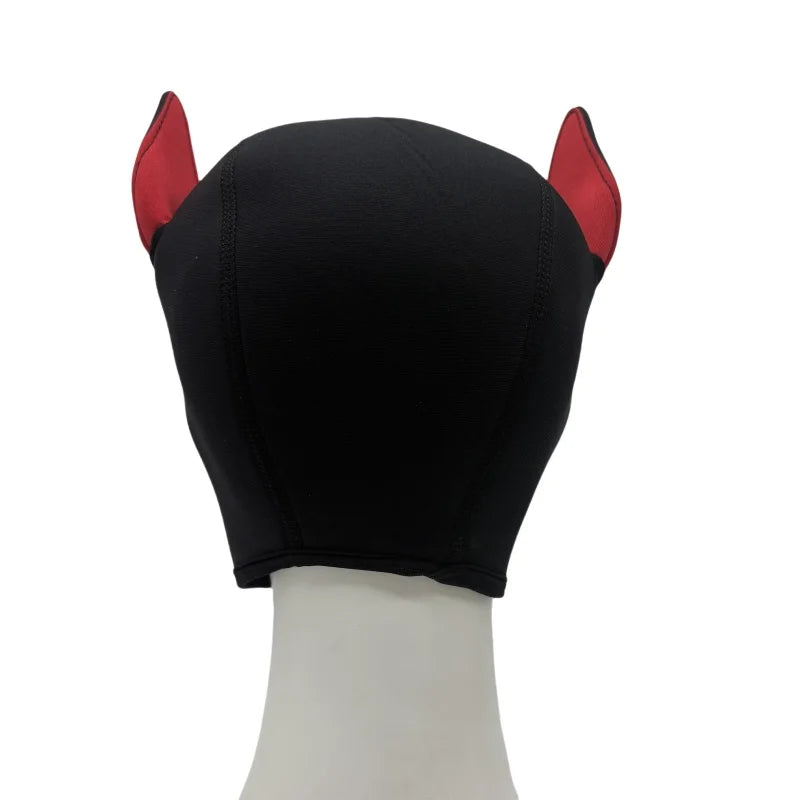 Sexy Charm Adult Rave Lingerie with Fetish Dog Hood Chest Harness Single Glove Arm Binder for Couple BDSM Body Bondage Clothing