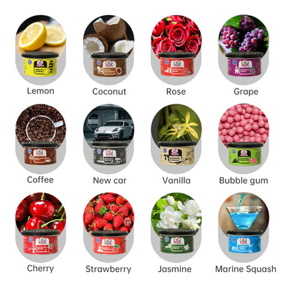 Best-selling Wooden Block Canned Car Aromatherapy, Fragrance Paste, Deodorizing Air Freshener, High-end Solid Perfume