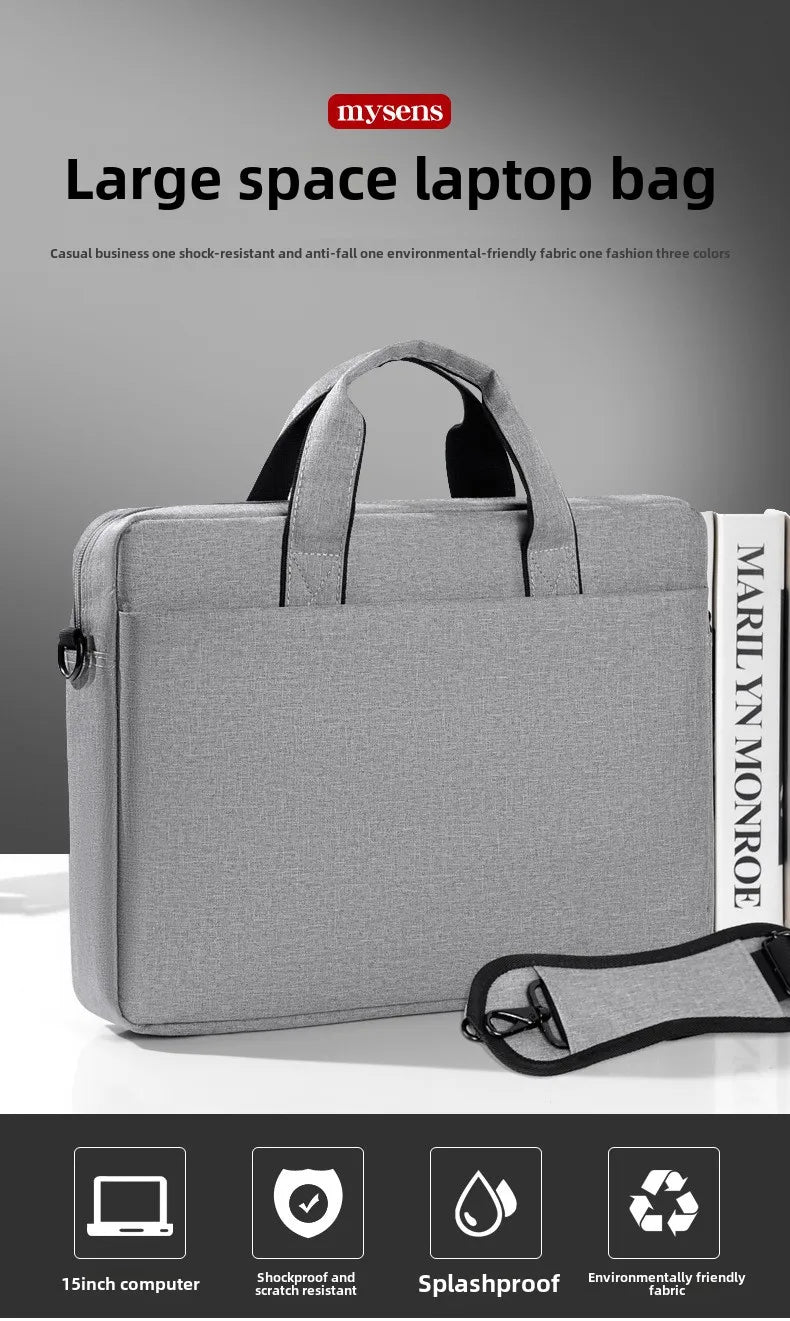 Laptop Bag Sleeve Case Shoulder HandBag Notebook Pouch Briefcases for 14 15 17 Inch Macbook Air Pro HP Huawei Asus Dell Xiaomi