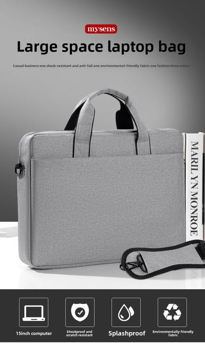 Laptop Bag Sleeve Case Shoulder HandBag Notebook Pouch Briefcases for 14 15 17 Inch Macbook Air Pro HP Huawei Asus Dell Xiaomi
