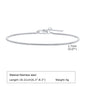 Women Chain Bracelet Silver Color, Stainless Steel Link Stackable Bracelets, Layered Waterproof Gifts