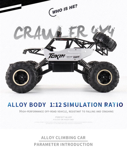Oike RC Car Remote Control Climbing Vehicle Outdoor All Terrain 4X4 Off-road Trucks Rock Climber 4WD Buggy Racing Drift Cars Toy