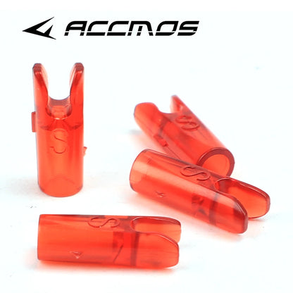 60pcs DIY Plastic Arrow Pin Nocks Size L And Size S For ID4.2mm ID6.2mm 3.2mm  Arrow Shaft Archery Accessory