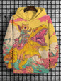 2026 Men's Hoodies Funny Cat Dinosaur UFO Art 3D Printed Cartoon Sweatshirt Men Women Tracksuit Oversized Casual Street Y2k Coat